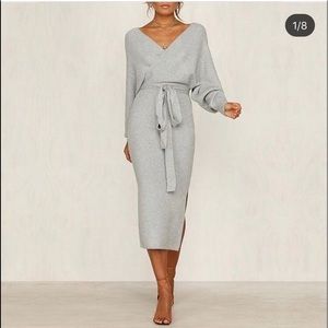 Misonlly V-neck Autumn Dress